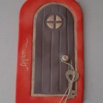 Πήλινη κρεμαστή διακοσμητική πόρτα