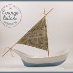 Χειροποίητο καραβάκι παπιέ μασέ