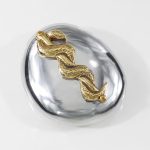 Πρες παπιέ βότσαλο - φίδι ιατρικό