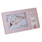 Ξύλινη παιδική κορνίζα με λάμα 10x15