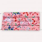 Μάσκα λουλούδια ροζ εφηβική-ενηλίκων