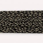 Μάσκα Ψαράκια μαύρο μπεζ εφηβική-ενηλίκων