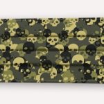 Μάσκα νεκροκεφαλές πράσινο-χακί εφηβική-ενηλίκων