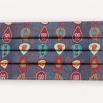 Μάσκα Μινωϊκά σχέδια πολύχρωμη εφηβική-ενηλίκων