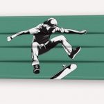 Μάσκα skate board πράσινο εφηβική-ενηλίκων