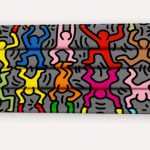 Μάσκα "Ακροβάτες - Κιθ Χάρινγκ" εφηβική-ενηλίκων