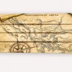 Μάσκα χάρτης vintage εφηβική-ενηλίκων