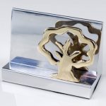 Καρτοθήκη δέντρο από ορείχαλκο