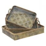 Δίσκος ξύλινος μεταλλικός διάτρητος