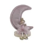 Διακοσμητικό χριστουγεννιάτικο φεγγάρι με κορίτσι