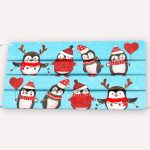 Μάσκα πιγκουϊνάκια παιδική