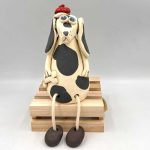 Κεραμικός σκύλος με πόδια