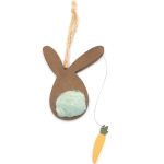 Κρεμαστό διακοσμητικό κουνελάκι καφέ