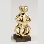 Ζευγάρι κυκλαδικό ορείχαλκος