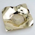 Σταχτοδοχείο τσαλακωτό μπρούντζος μεγάλο