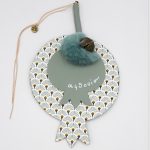 Γούρι μεγάλο ρόδι χαρτοπολτός