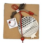 Κρεμαστό γούρι ρόδι πλακέ