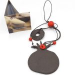 Χειροποίητο κρεμαστό κεραμικό γούρι ρόδι (0095)