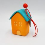 Πήλινο σπιτάκι με ευχή "ελπίδα"