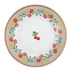 Πιάτο Floral Cherry Khaki
