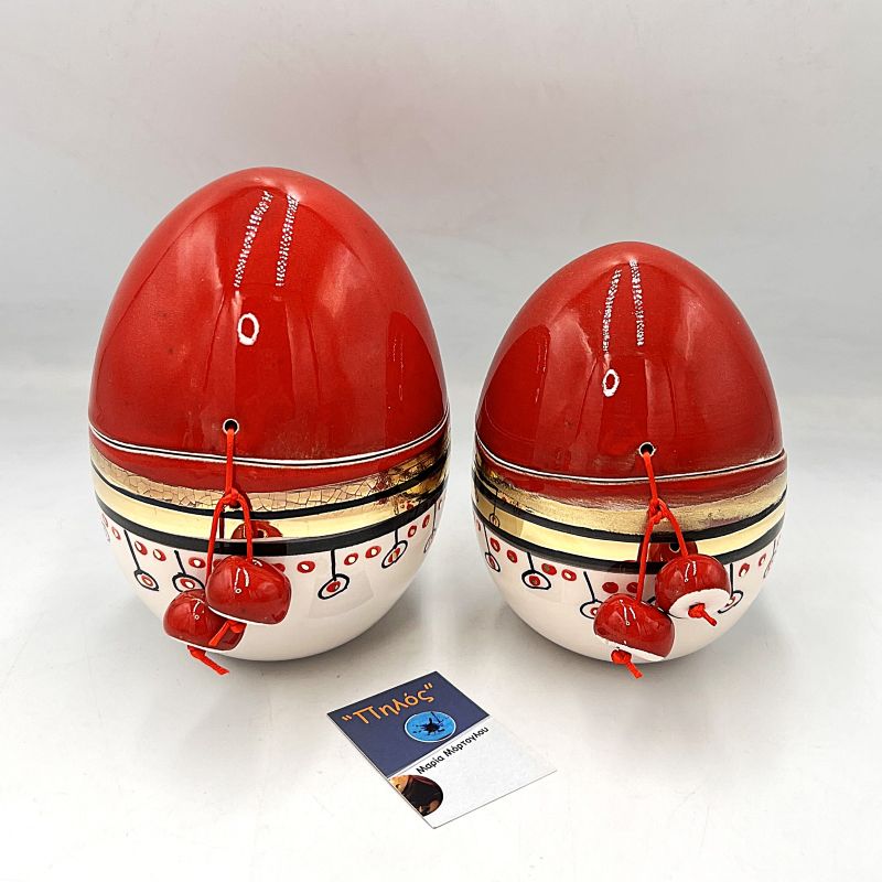 Χειροποίητο κεραμικό αυγό φοντανιέρα - Image 3