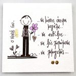 Χειροποίητο μαγνητάκι Νονός 0028