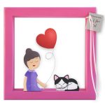 Καδράκι "Pet love cat"