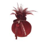 Βελούδινο γούρι/ρόδι κόκκινο 3-70-151-0395