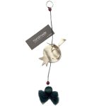 Γούρι ρόδι σε αλπακά Α214