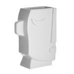 Βάζο λευκό κεραμικό πρόσωπο 3-70-498-0071