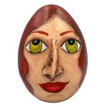 Χειροποίητο διακοσμητικό αυγό Κοπέλα μικρό