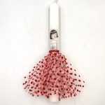 Λαμπάδα χειροποίητη φόρεμα μπαλαρίνα 6