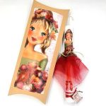 Λαμπάδα χειροποίητη με φόρεμα