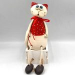 Κεραμική γάτα με πόδια