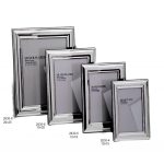 Κορνίζα επάργυρη απλή πομπέ 2830