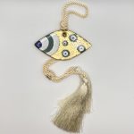 Γούρι μάτι χρυσό μεγάλο