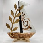 Καράβι με μπρούτζινο κλαδί ελιάς