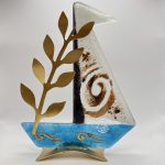 Καράβι με μπρούτζινο κλαδί ελιάς