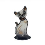 Διακοσμητικό γάτα μικρή χυτό γυαλί