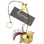 Γούρι πουλάκι σε ορείχαλκο (100162)