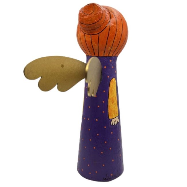 Χειροποίητo αγγελάκι papier mâché - Image 2