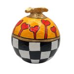 Χειροποίητο γούρι ρόδι "Alice in Wonderland"