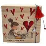 Χειροποίητο ξύλινο διακοσμητικό