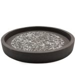 Χειροποίητη κεραμική πιατέλα σπασμένη πορσελάνη (0106)