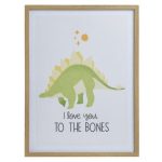 Πίνακας Δεινόσαυρος "I love you to the bones" 6-90-709-0004
