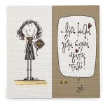 Χειροποίητο μαγνητάκι "Ζήσε καλά..."