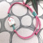 Μαρτάκι χειροποίητο κεραμικό σπιτάκι