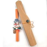 Λαμπάδα με καρφίτσα κοπέλα