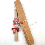 Λαμπάδα με καρφίτσα κοπέλα