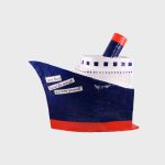 Χειροποίητος βιβλιοστάτης παπιέ μασέ "Travel far enough..."